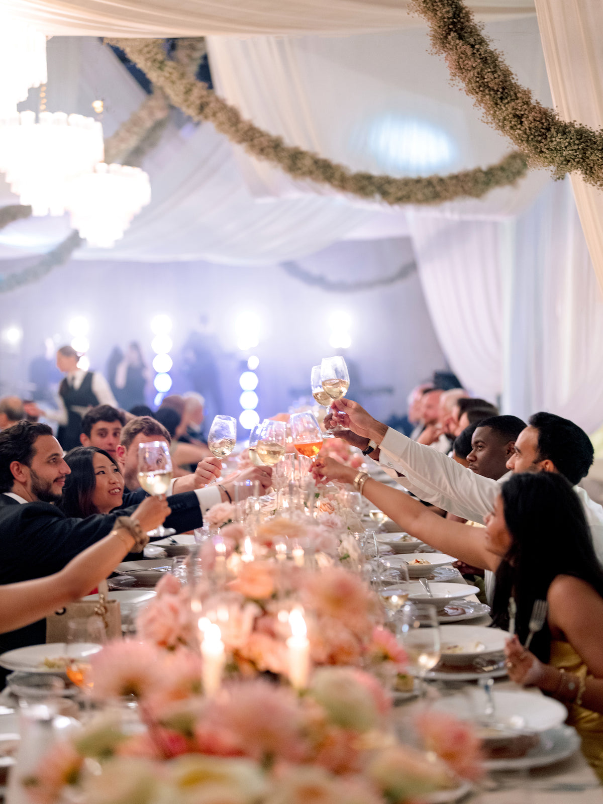 Bespoke Pearl Mass Rose Menu  | Rebecca Bloom's Lake Como Wedding | Villa Balbiano