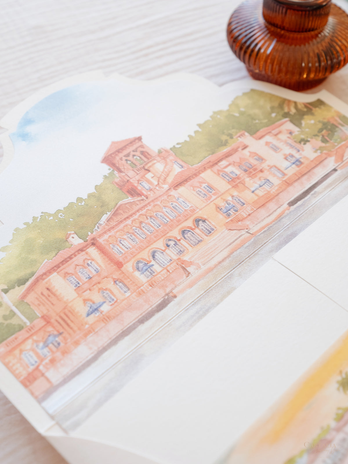 Ringling Museum Wedding, Sarasota, Florida, Wedding Invitation Suite | Bespoke Commission T&D