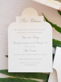 Ringling Museum Wedding, Sarasota, Florida, Wedding Invitation Suite | Bespoke Commission T&D