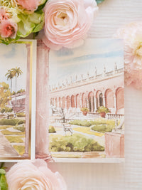 Ringling Museum Wedding, Sarasota, Florida, Wedding Invitation Suite | Bespoke Commission T&D