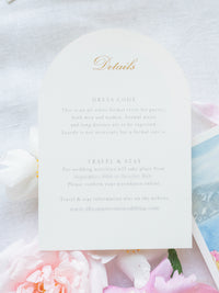 Suite de invitación de boda con bolsillo de acuarela Santorini | Comisión personalizada de frutas y hortalizas