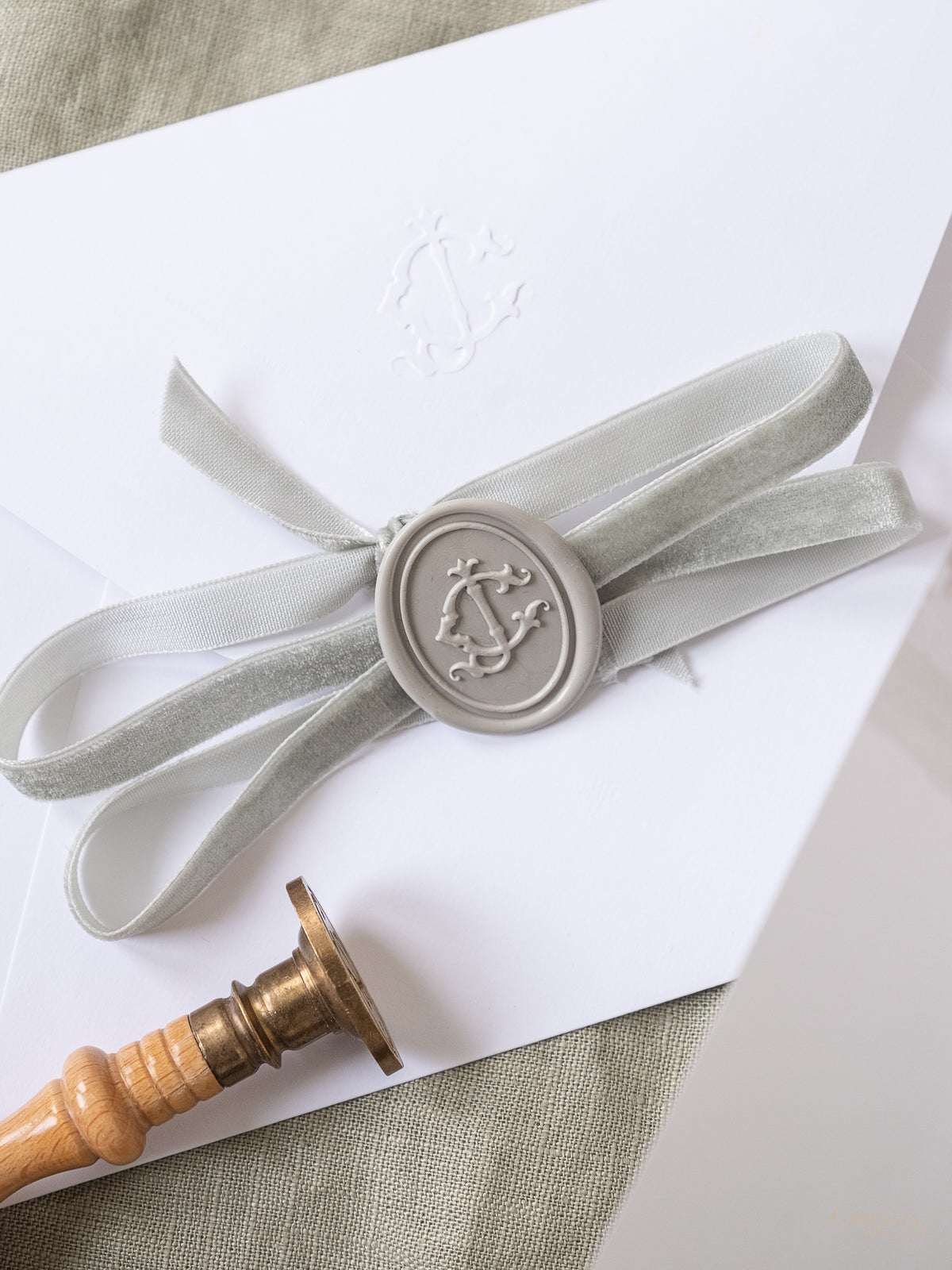 Lujosa suite de invitación en pergamino con diseño de acuarela personalizado | Comisión personalizada J&C