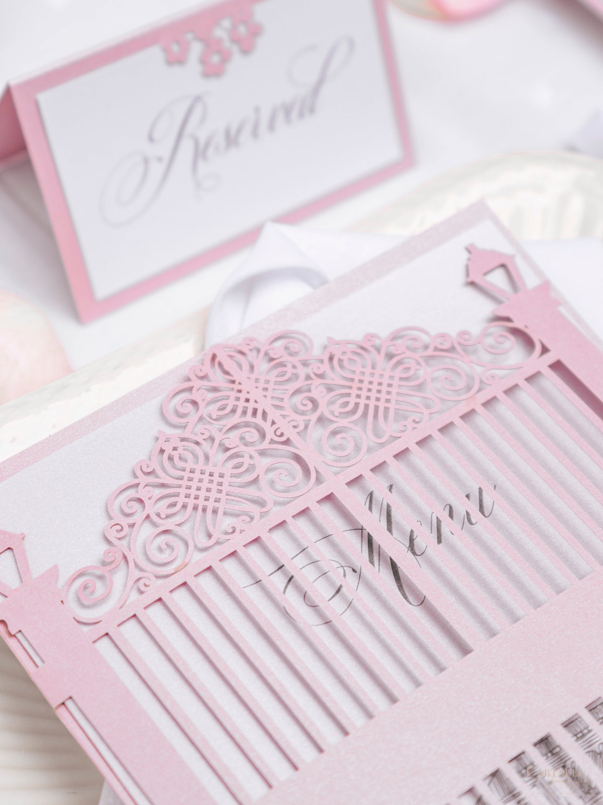 Bespoke Ornamental Gate Laser Cut Menu | Villa Ephrussi de Rothschild