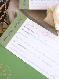 Caja de boda de lujo con pasaporte en cuero vegano y lugar | Apulia, Italia| C&C a medida