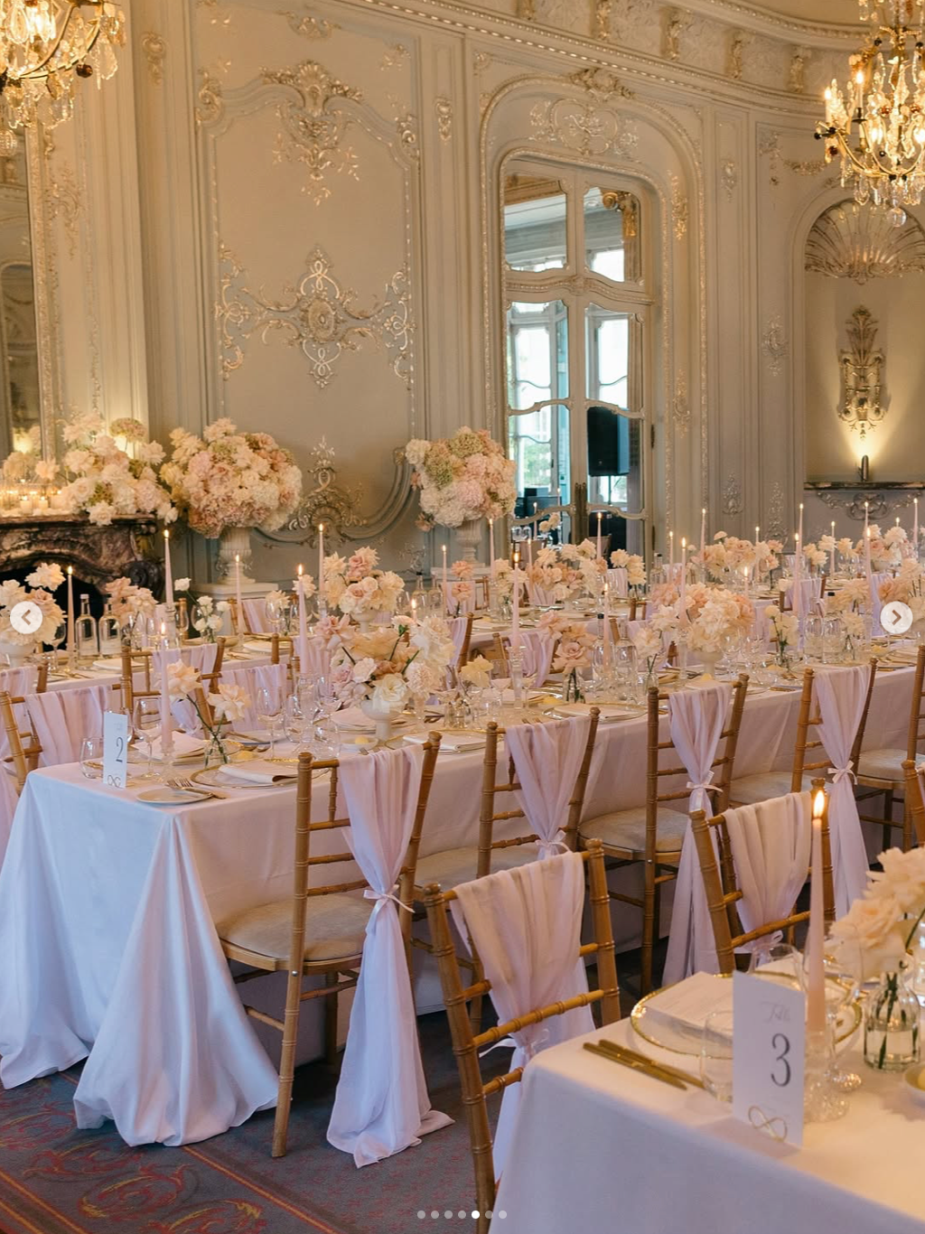 Classic Wedding Menu with Guest Names & Wax Seal
