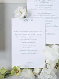 Custom Wedding Venue Illustration |  Foiled Venue Invitation Pocket Suite in Classic Envelope Fold in Gold Foil | SAMPLE