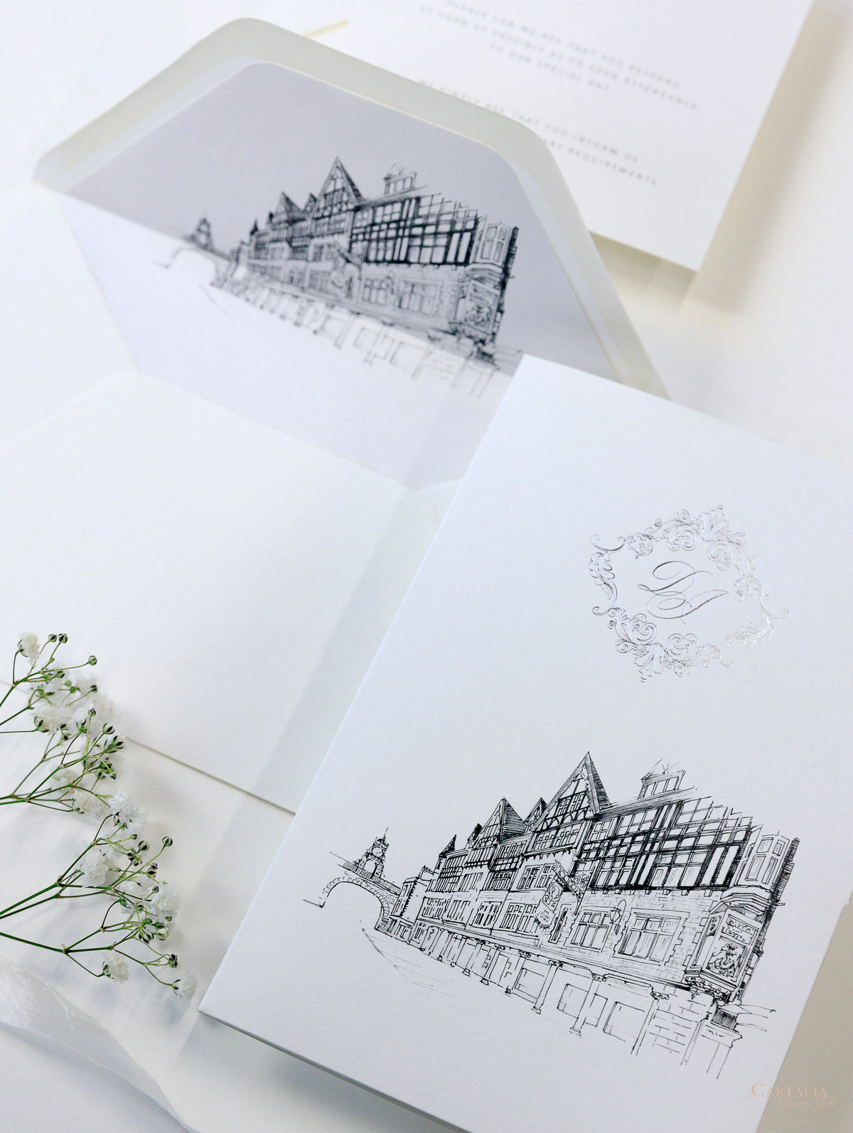 Lugar: Invitaciones al hotel Chester Grosvenor | Comisión personalizada D&J
