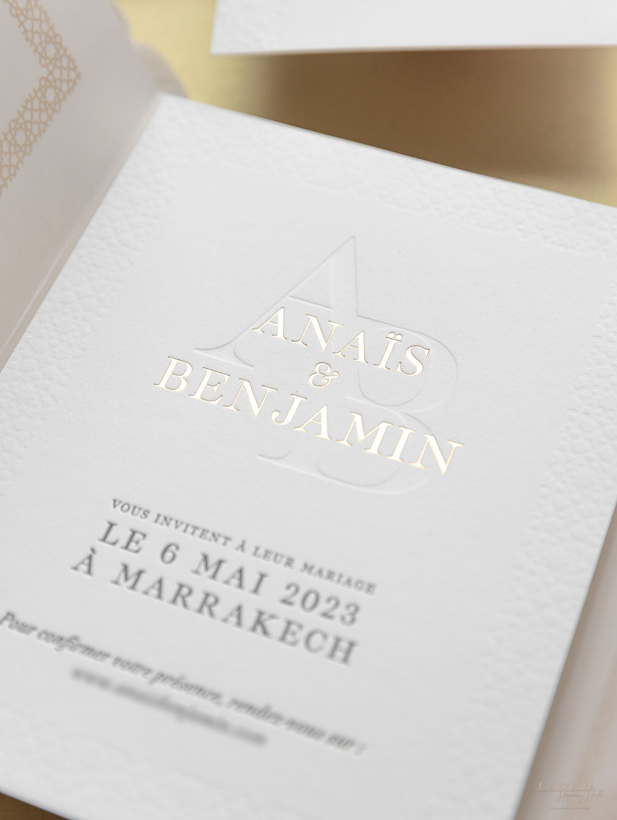 Boda de destino en Marruecos | Invitaciones de boda en Marrakech | Comisión A&B a medida