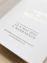 Boda de destino en Marruecos | Invitaciones de boda en Marrakech | Comisión A&B a medida