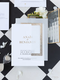 Boda de destino en Marruecos | Invitaciones de boda en Marrakech | Comisión A&B a medida