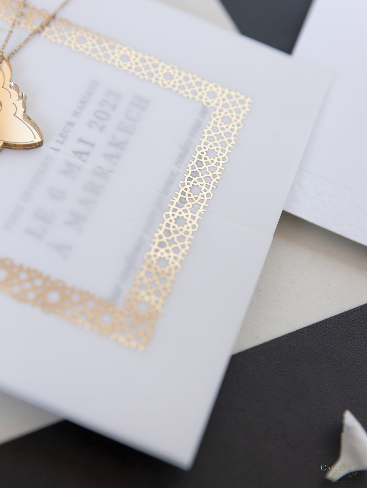 Boda de destino en Marruecos | Invitaciones de boda en Marrakech | Comisión A&B a medida