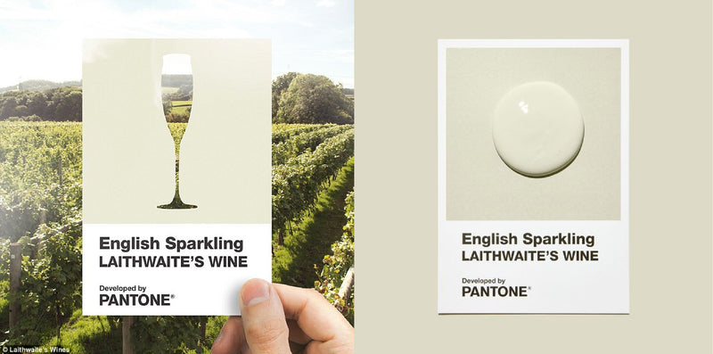 Pantone have paired with Vespor Paint and Laithwaite's to create a new fresh British Bubbles Colour - English Sparkling wine
