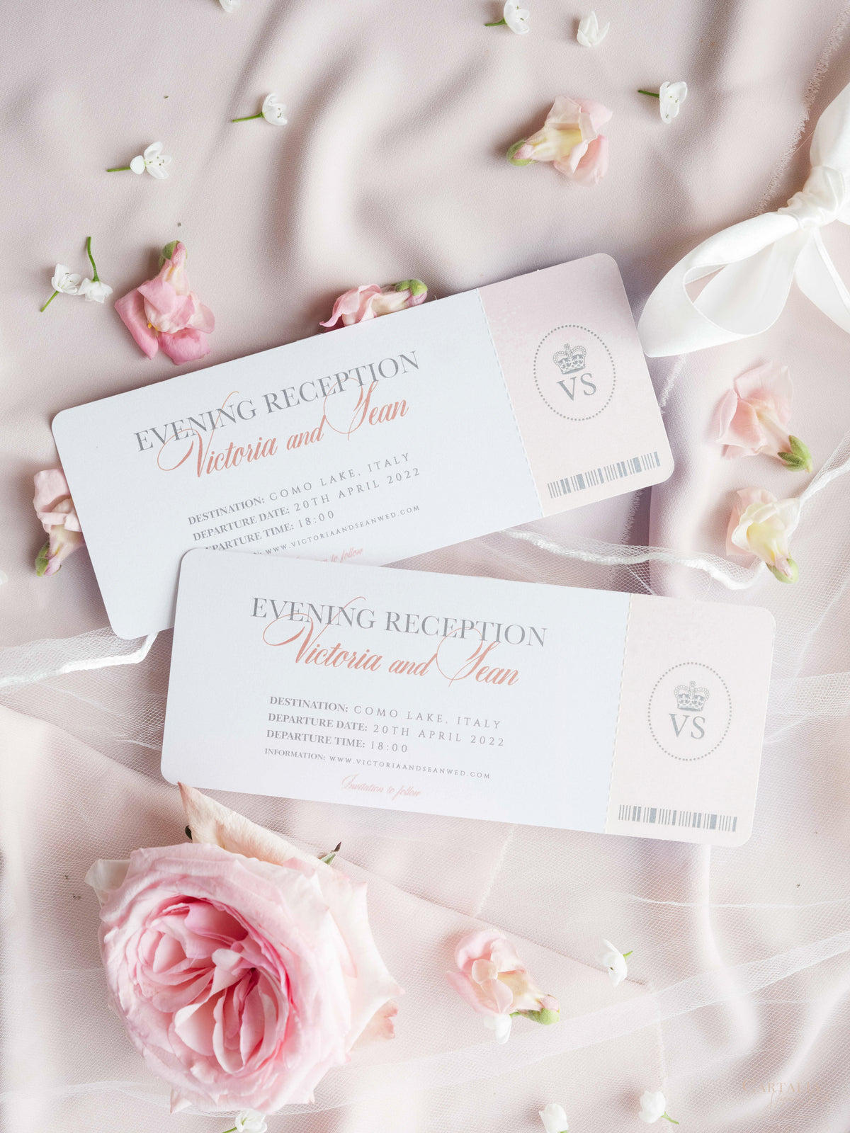 Passport Style Invitation Boarding Pass Invite Ticket Style