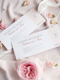 Passport Style Invitation Boarding Pass Invite Ticket Style