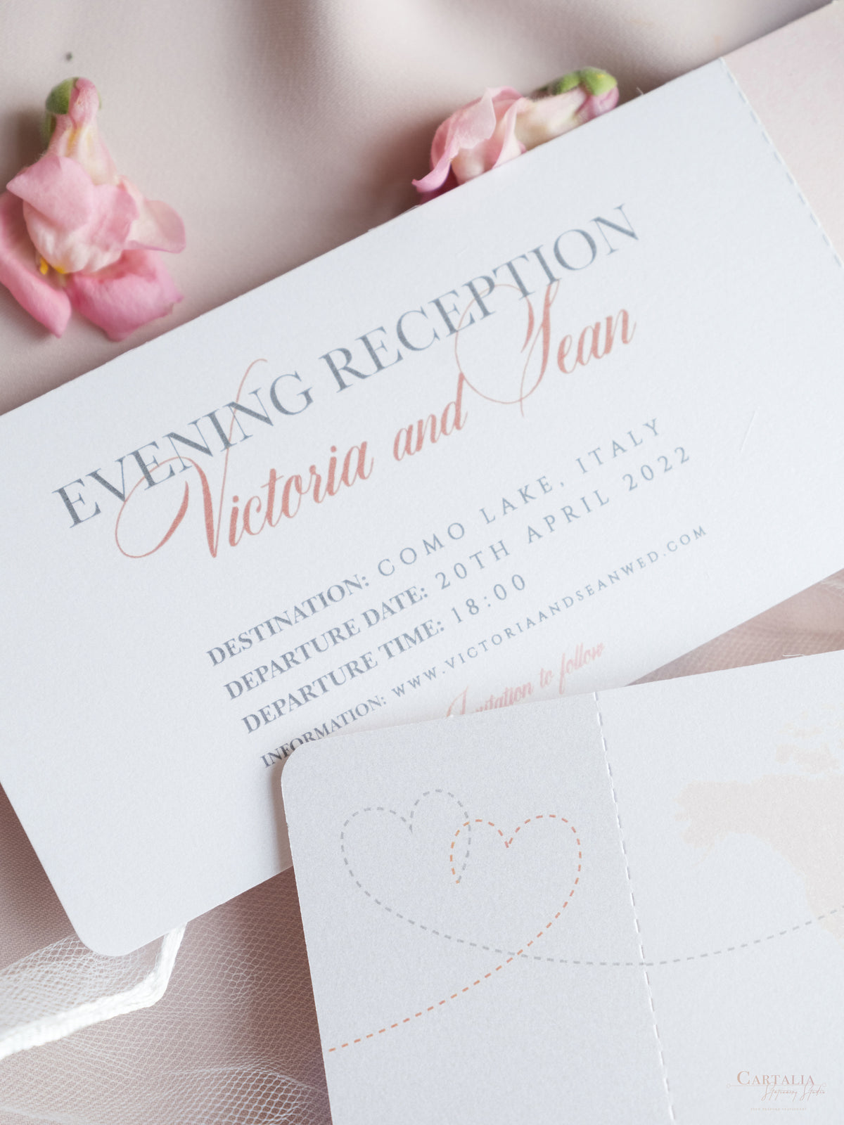 Passport Style Invitation Boarding Pass Invite Ticket Style