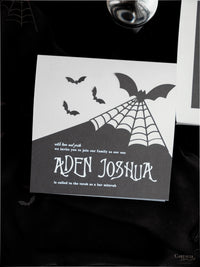 3D Pop Up Bat Mitzvah Halloween Invitation | Tim Burton Nightmare Before Christmas Box