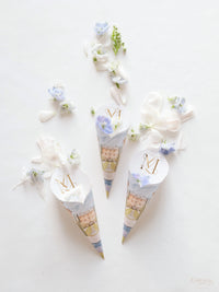 Confetti Cones,  Flower Petal Cones - Bespoke  | Your Venue -  Villa Balbiano, Lake Como