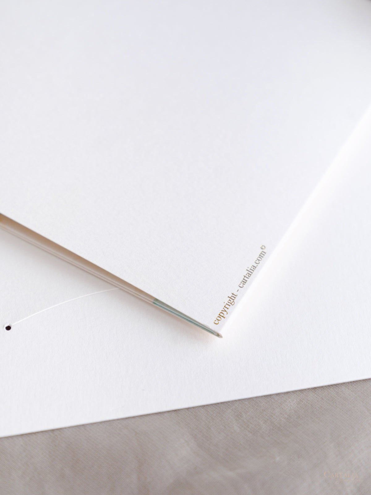 Luxury Wedding Invitation Suite with Watercolour Venue and Gold Foil | Villa Padierna Palace Marbella | Bespoke Commission for B&H