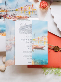 Luxury Bespoke Stationery Suite for Porto | Bespoke Commission R&S