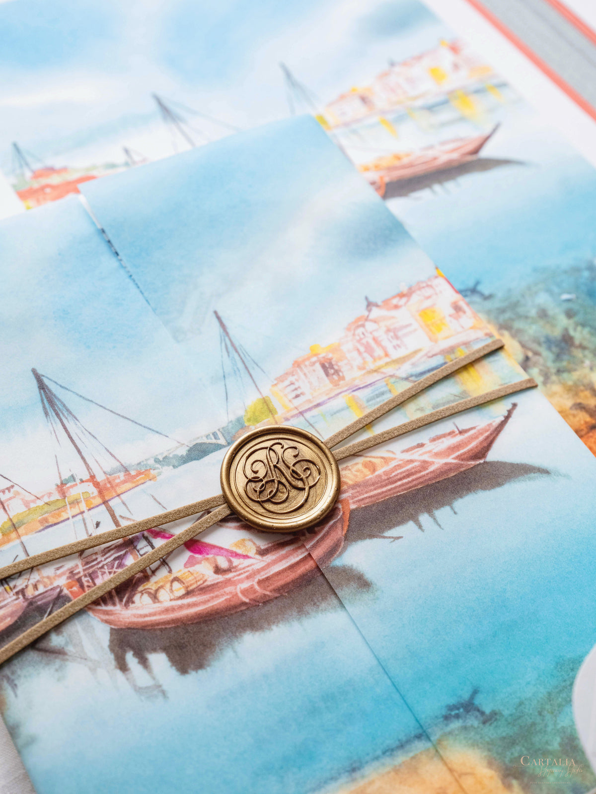 Luxury Bespoke Stationery Suite for Porto | Bespoke Commission R&S