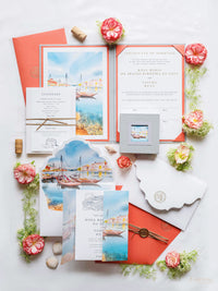 Luxury Bespoke Stationery Suite for Porto | Bespoke Commission R&S