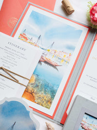 Luxury Bespoke Stationery Suite for Porto | Bespoke Commission R&S