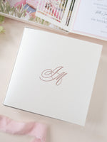 Bespoke Couture 3D Box Invitation With Laser Cut Gate | Venue of Villa Ephrussi | Bespoke Commission M&J