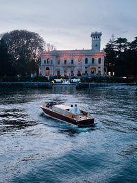 Villa Erba | Wedding Tambourines with Custom Logo |  Lake Como, Italy | F&J