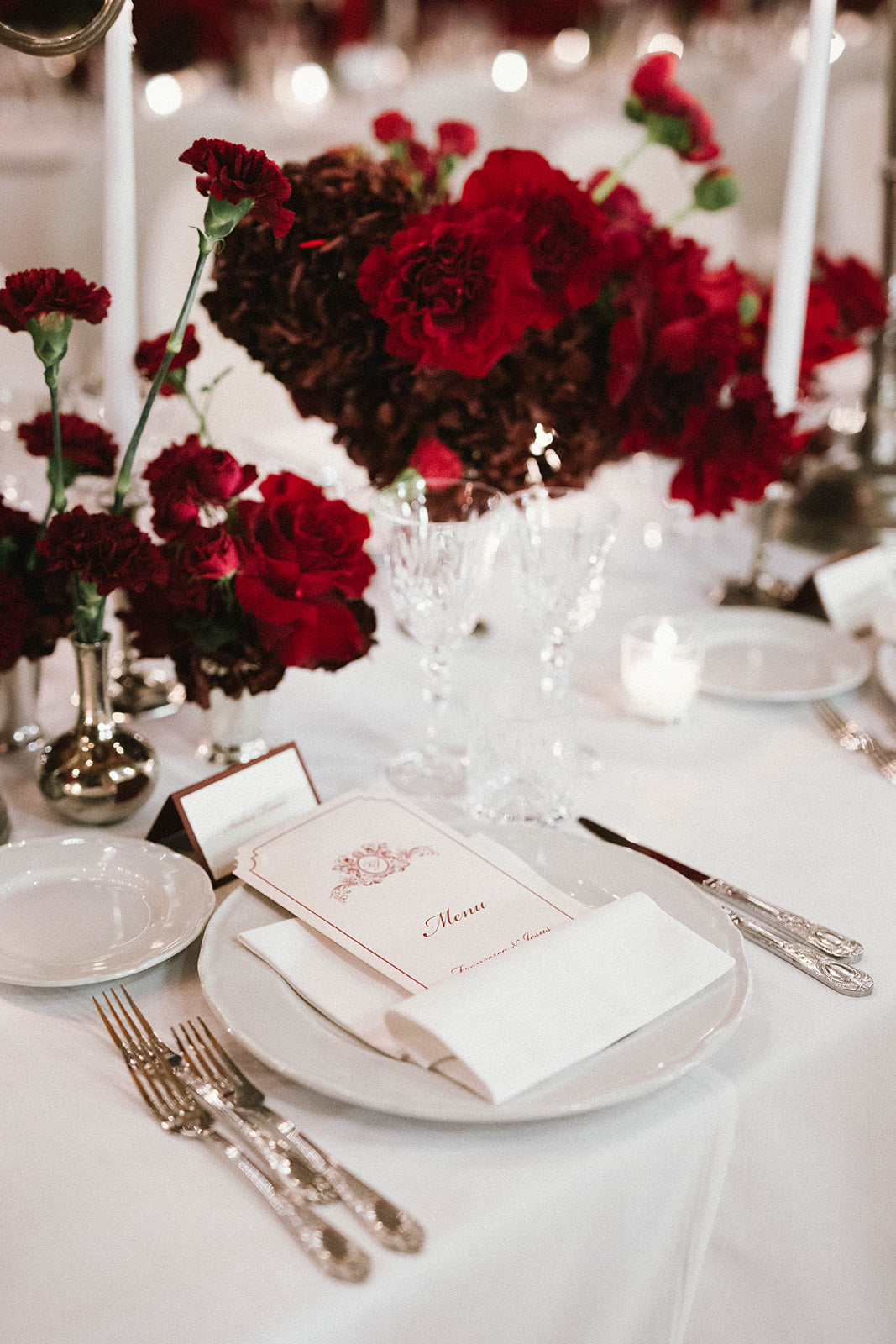 Villa Erba | Luxury Velvet Hard Back Folio Invitation with Gold Foil and Ribbon in White Velvet with Custom Venue |  Lake Como, Italy | F&J (Copy)