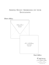 Add-On: Printing of Guest Addresses and Overprinting of Envelopes