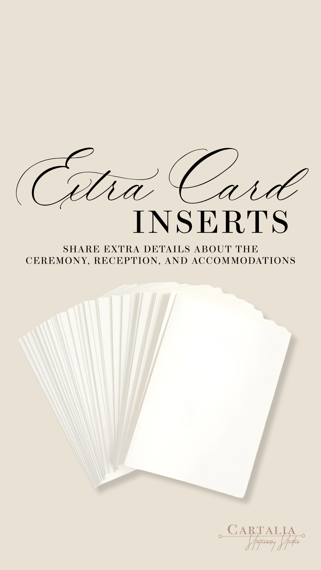 Add-on: Additional Card ( Hotel Info / Details ) etc Extra Card