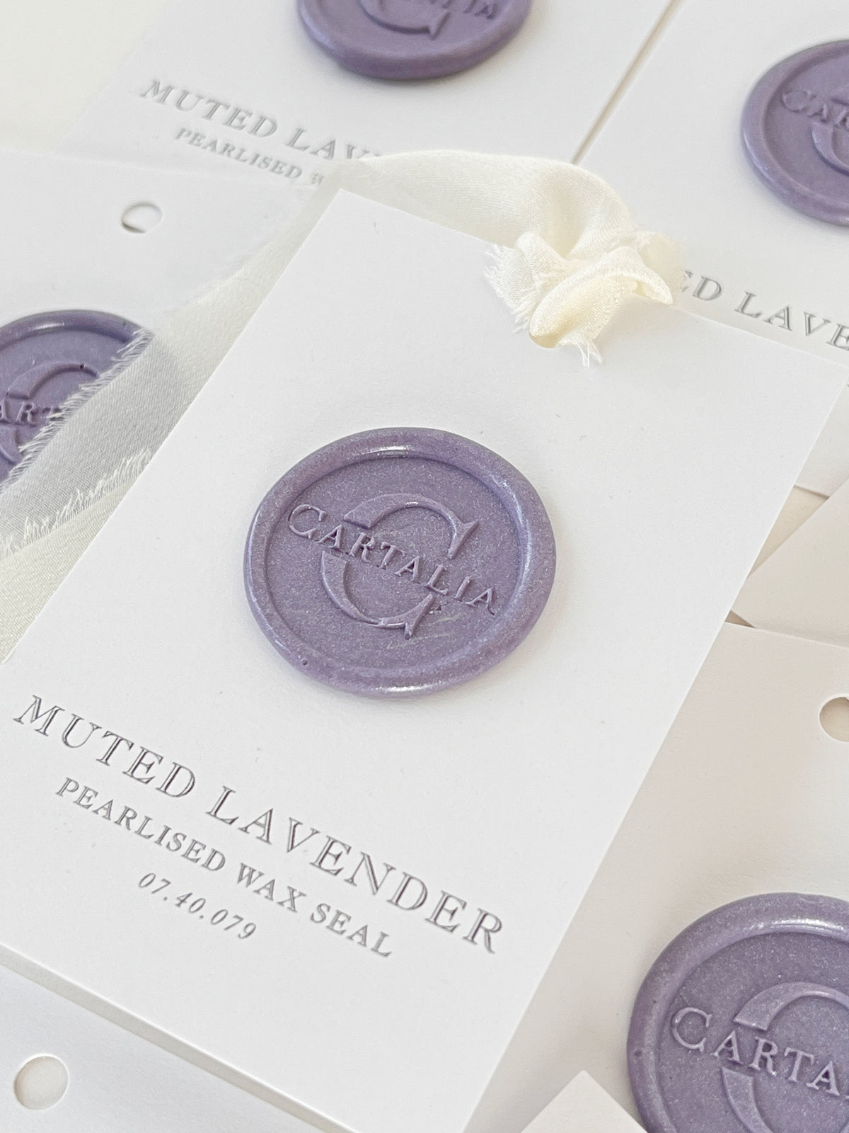 Wax Seal Stamp in Muted Lavender Matt