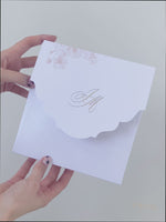 Bespoke Couture 3D Box Invitation With Laser Cut Gate | Venue of Villa Ephrussi | Bespoke Commission M&J