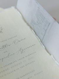 CHÂTEAU DE BARONVILLE Wedding Invitations | Bespoke Commision for B & T