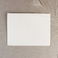 Traditional White Evening Invitation