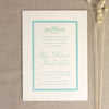 700 gsm Luxury Board Thick Letterpress Wedding Day Invitation