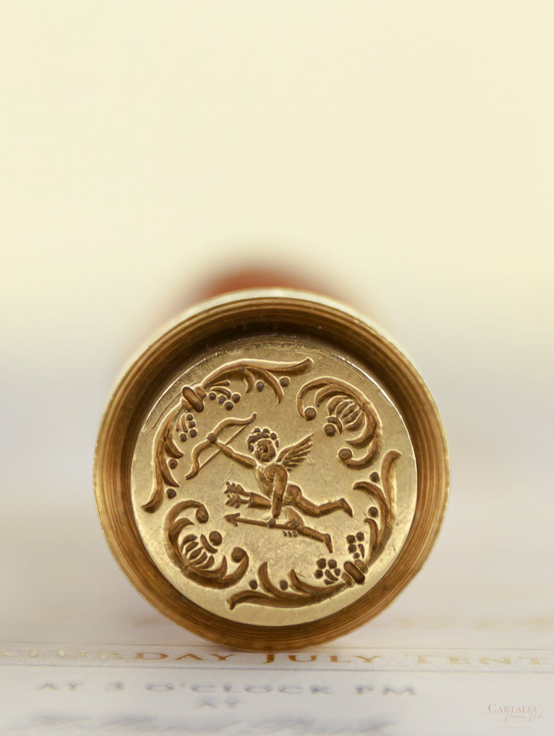 Luxury Venue Inspired Ornamental Gate Laser Cut Day Invitation with Vellum with Wax Seal
