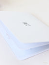 Luxury Glitter & Bow Passport Wedding Invitation in SilverGlitter Real Silver Foil