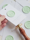 Wax Seal in Pastel Pistachio Matt