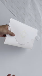 Hotel Villa Cimbrone Invitations |  Wedding Pocket Suite with Gold Foil and Wedding Venue Sketch