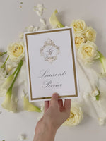 Luxury Gold Foil Free Standing Table Names or Number