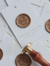 Wax Seal in Antique Bronze Pearlised