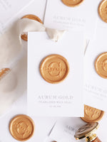 Wax Seal in Old Gold Pearlised – Cartalia