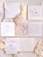 Couture Box : 3D Luxuriously Intricate Tier Laser Cutting Wedding Invitation Suite