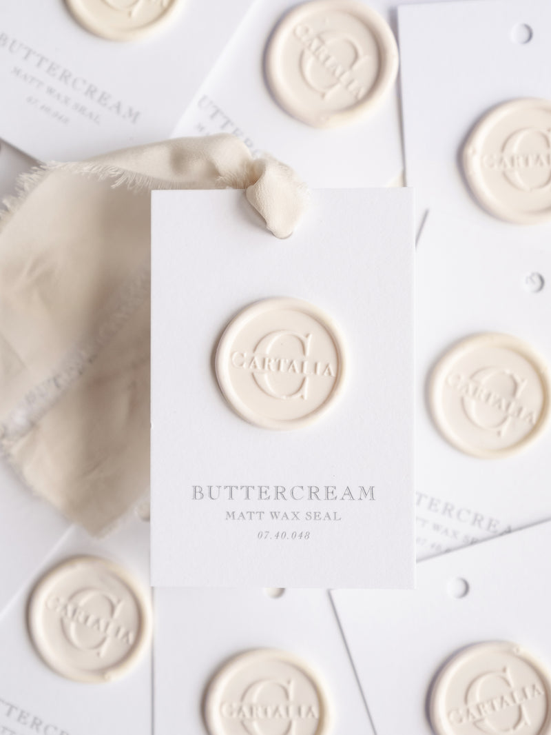 Wax Seal in Buttercream Matt