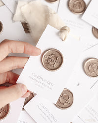 Wax Seal Stamp in Cappucino Pearlised