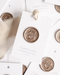 Wax Seal Stamp in Cappucino Pearlised