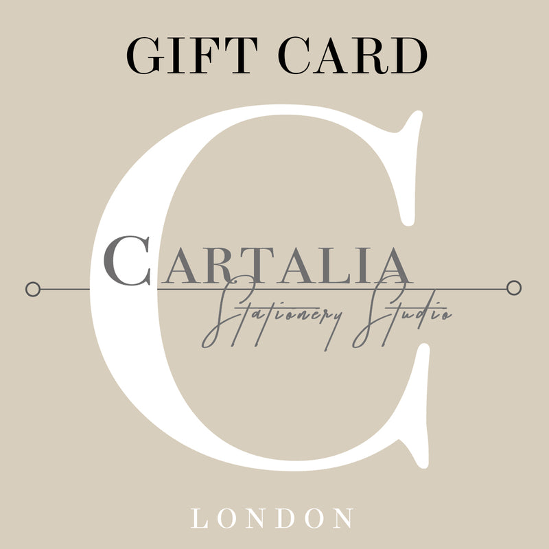 CARTALIA STATIONERY LONDON - Gift Card