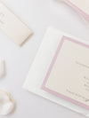 The Blush and Cream Collection Gatefold Luxury Set with RSVP included.