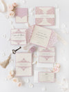 Blush and Cream Wedding Place Card